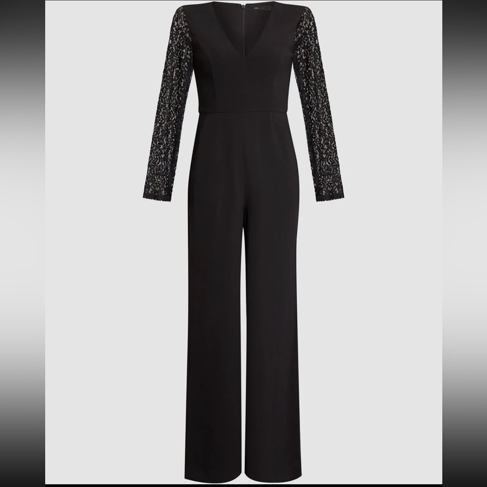 BCBG Black Lace Jumpsuit